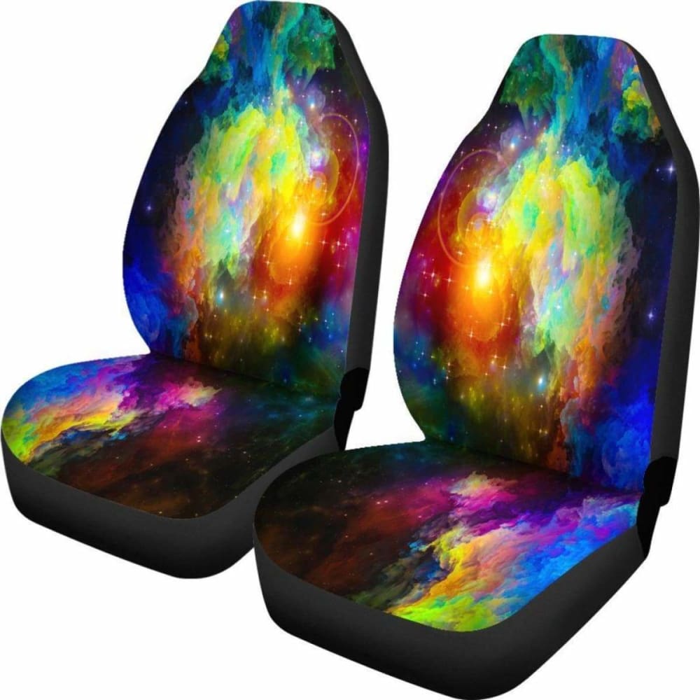 Colorful Universe Car Seat Covers 163730 - YourCarButBetter