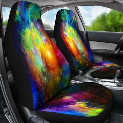 Colorful Universe Car Seat Covers 163730 - YourCarButBetter