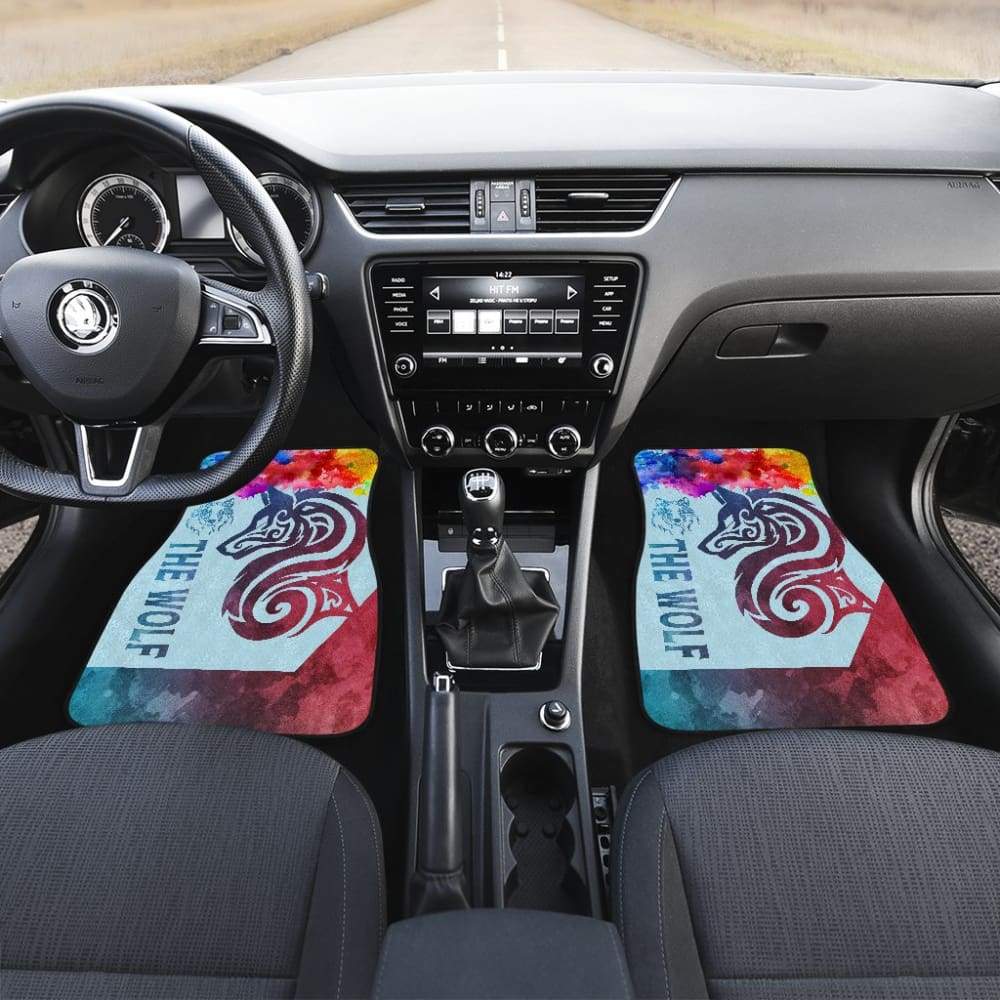 Colorful Wolf Mandala Car Floor Mats 212502