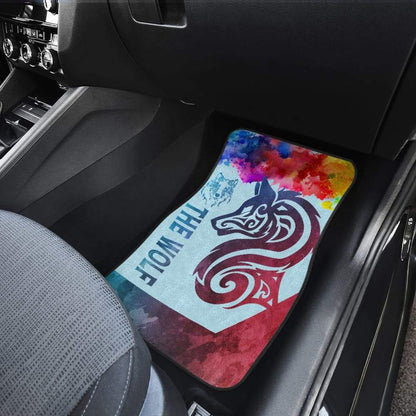 Colorful Wolf Mandala Car Floor Mats 212502