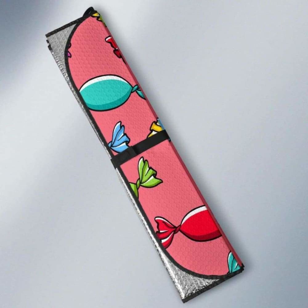 Colorful Wrapped Candy Pattern Car Auto Sun Shades 103406 - YourCarButBetter
