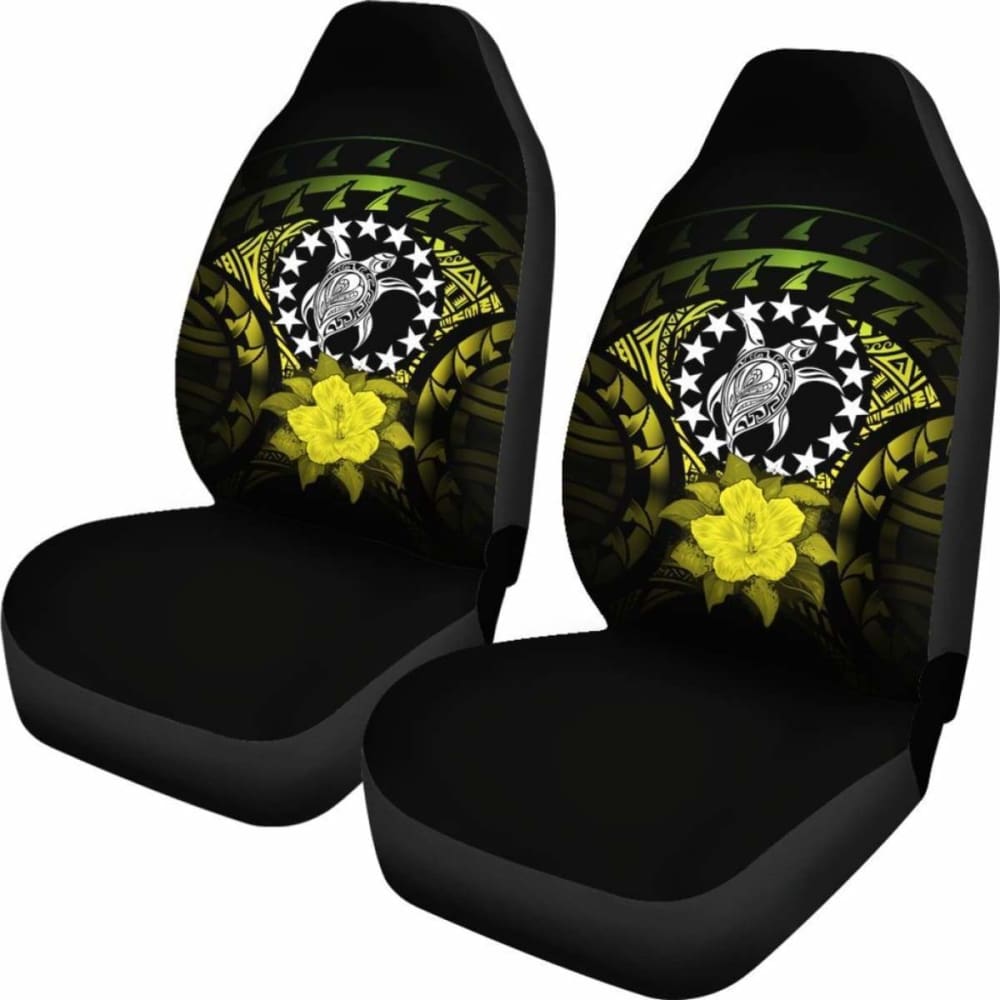 Cook Islands Car Seat Cover Hibiscus 232125 - YourCarButBetter