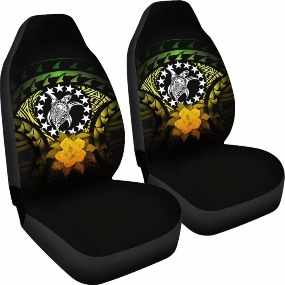 Cook Islands Car Seat Cover Reggae Hibiscus 232125 - YourCarButBetter