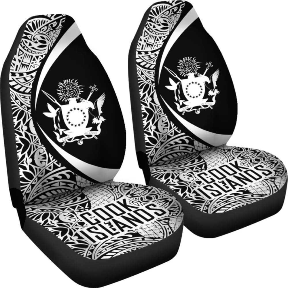 Cook Islands Polynesian Car Seat Cover Circle Style 03 Amazing 105905 - YourCarButBetter