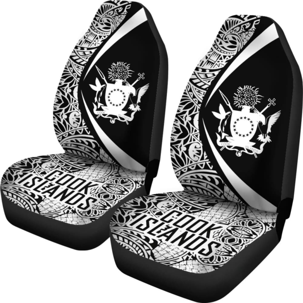 Cook Islands Polynesian Car Seat Cover Circle Style 03 Amazing 105905 - YourCarButBetter