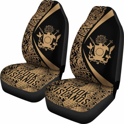 Cook Islands Polynesian Car Seat Cover Circle Style 06 Amazing 105905 - YourCarButBetter