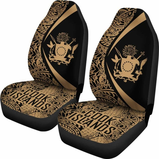 Cook Islands Polynesian Car Seat Cover Circle Style 06 Amazing 105905 - YourCarButBetter