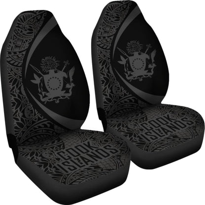 Cook Islands Polynesian Car Seat Cover Circle Style Amazing 105905 - YourCarButBetter