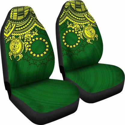 Cook Islands Polynesian Car Seat Covers - Polynesian Turtle - Amazing 091114 - YourCarButBetter