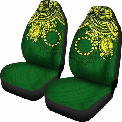Cook Islands Polynesian Car Seat Covers - Polynesian Turtle - Amazing 091114 - YourCarButBetter