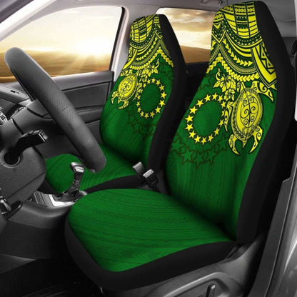Cook Islands Polynesian Car Seat Covers - Polynesian Turtle - Amazing 091114 - YourCarButBetter