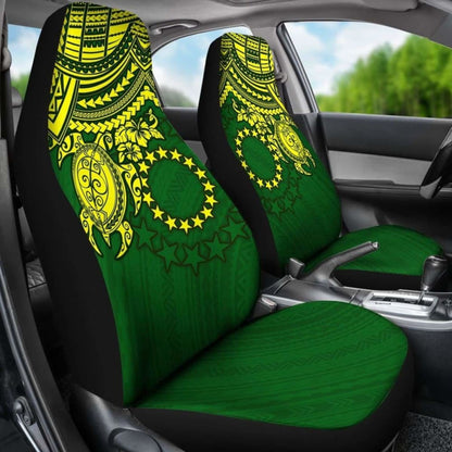Cook Islands Polynesian Car Seat Covers - Polynesian Turtle - Amazing 091114 - YourCarButBetter