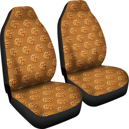 Cookie Biscuit Pattern Print Car Seat Covers 212303 - YourCarButBetter