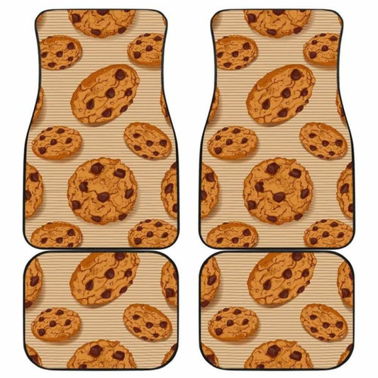 Cookie Pattern Front And Back Car Mats 103406 - YourCarButBetter