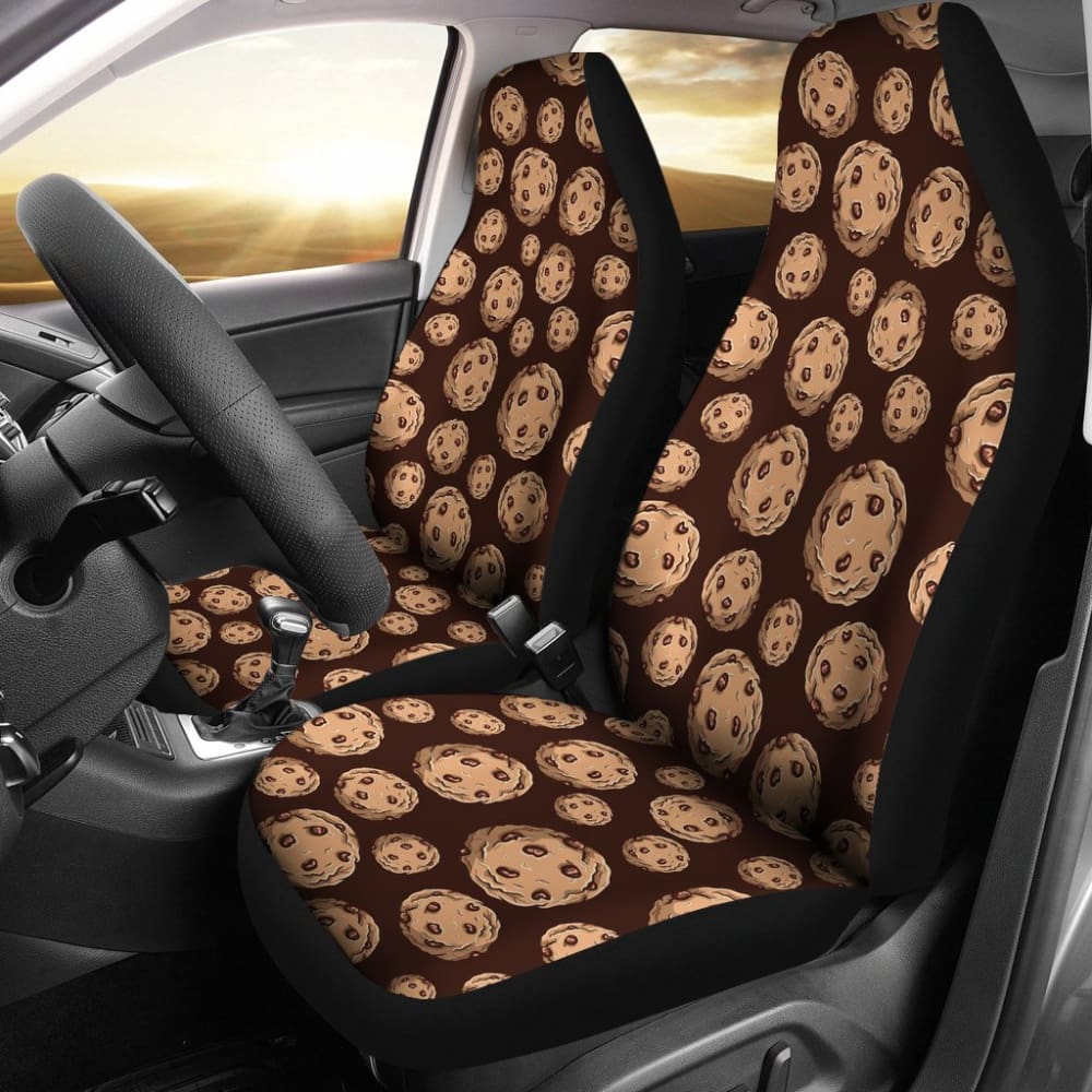 Cookie Pattern Print Car Seat Covers 212303 - YourCarButBetter