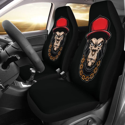 Cool Badass Monkey King Animal Car Seat Covers 211305 - YourCarButBetter