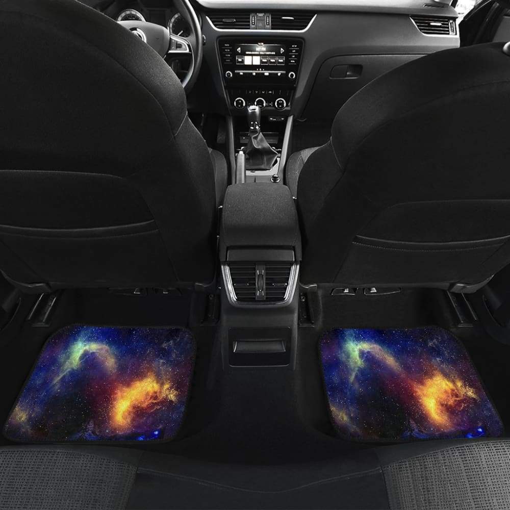 Cool Galaxy Wolf Car Floor Mats 211902