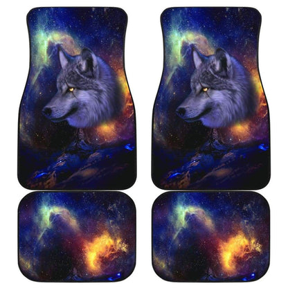 Cool Galaxy Wolf Car Floor Mats 211902