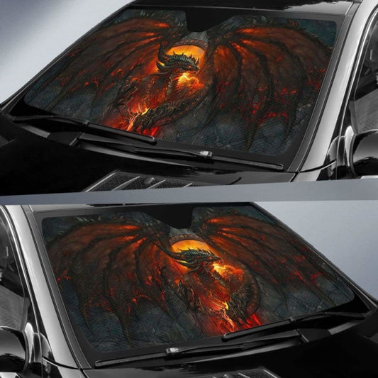 Cool Magma Dragon Sun Shade amazing best gift ideas 172609 - YourCarButBetter
