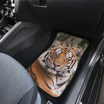 Cool Tiger Print Car Floor Mats 211403 - YourCarButBetter