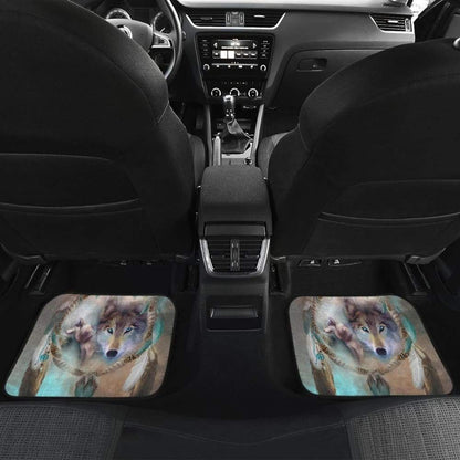 Cool Wolf Dream Catcher Car Floor Mats 212002