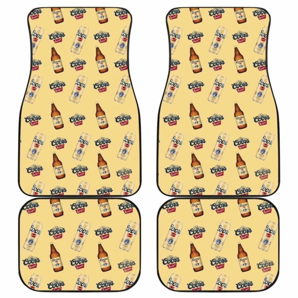 Coors Banquet Car Floor Mats Beer Lover Gift Idea 195016 - YourCarButBetter