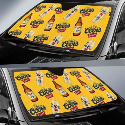 Coors Banquet Car Sun Shade Auto Sun Visor For Beer Lover 102507 - YourCarButBetter