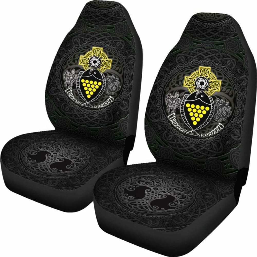Cornwall Fish With Celtic Cross Car Seat Covers - 160905