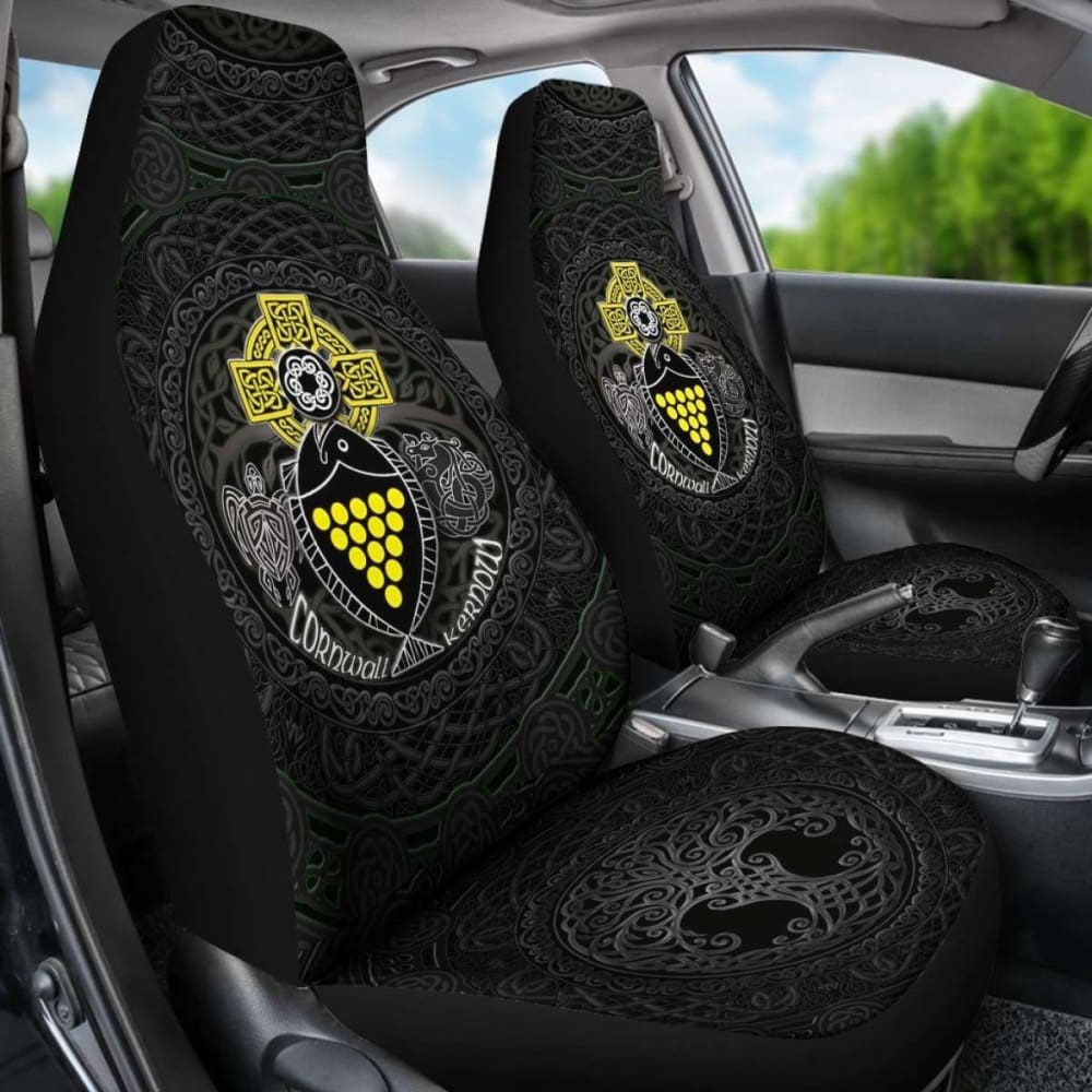 Cornwall Fish With Celtic Cross Car Seat Covers - 160905