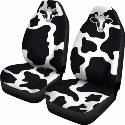Cow Head Car Seat Cover 103131 - YourCarButBetter