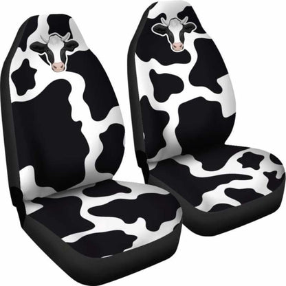 Cow Head Car Seat Cover 103131 - YourCarButBetter