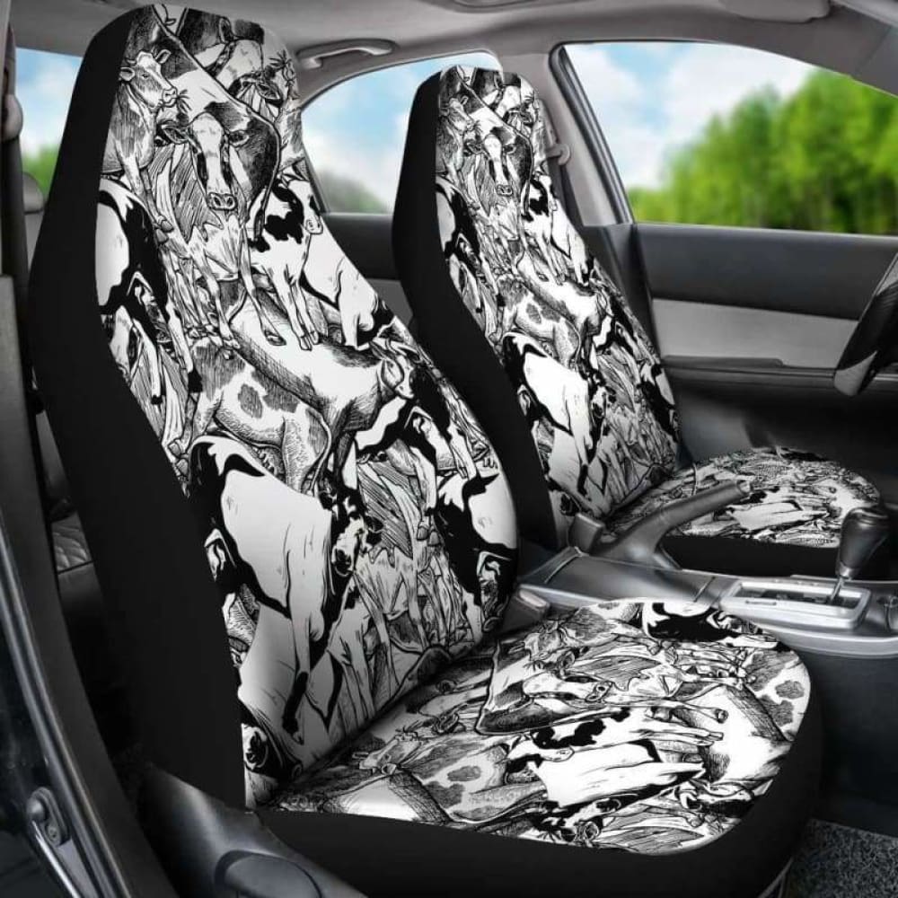 Cow Pile Car Seat Covers 103131 - YourCarButBetter