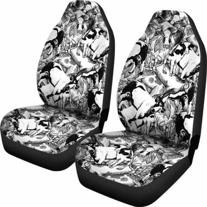 Cow Pile Car Seat Covers 103131 - YourCarButBetter