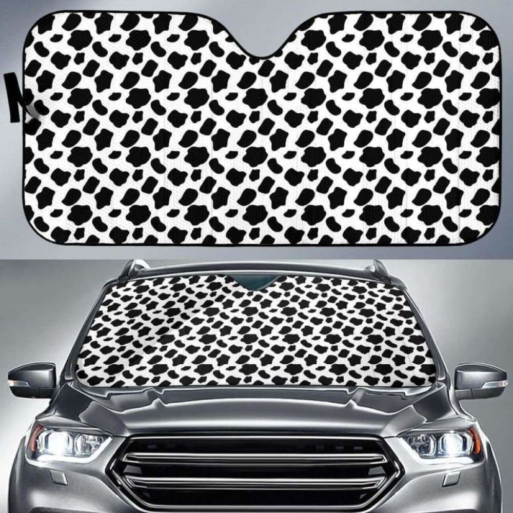 Cow Print Auto Sun Shades 172609 - YourCarButBetter