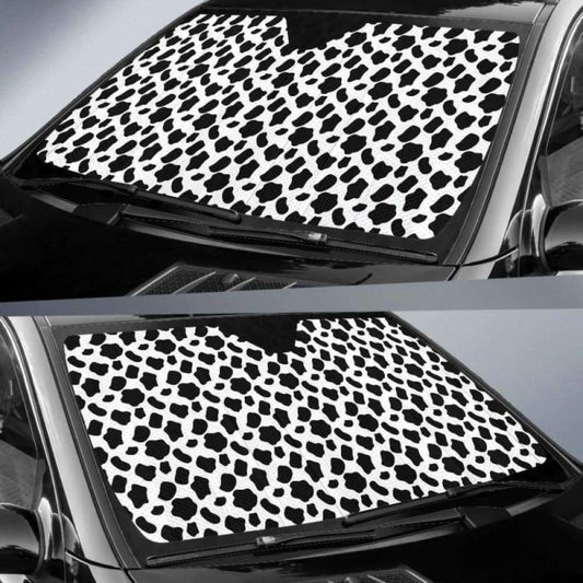 Cow Print Auto Sun Shades 172609 - YourCarButBetter