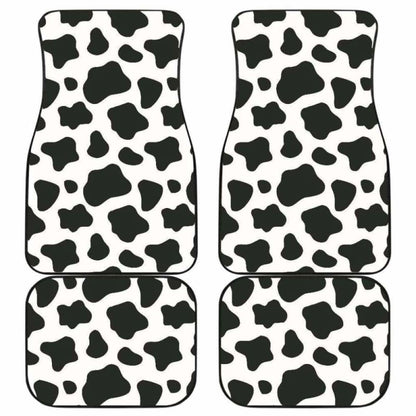 Cow Skin Pattern Front And Back Car Mats 144730