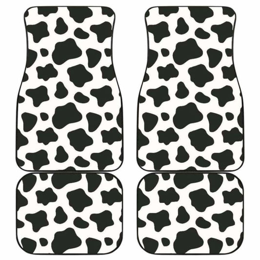 Cow Skin Pattern Front And Back Car Mats 144730