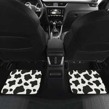 Cow Skin Pattern Front And Back Car Mats 144730