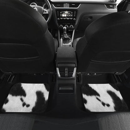 Cowhide Animal Print Car Floor Mats 210605 - YourCarButBetter