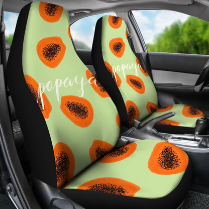 Creative Retro Papaya Car Seat Covers 211804 - YourCarButBetter