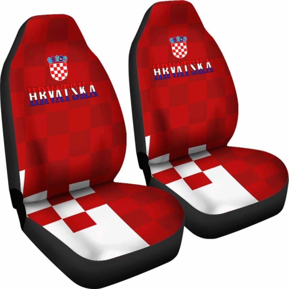 Croatia Coat Of Arms Car Seat Covers Special Version Amazing 105905 - YourCarButBetter