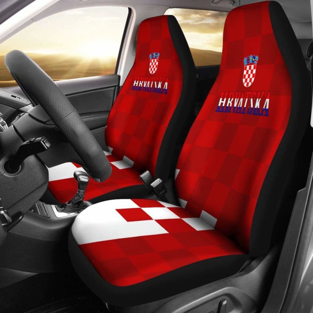 Croatia Coat Of Arms Car Seat Covers Special Version Amazing 105905 - YourCarButBetter