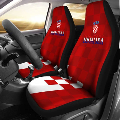 Croatia Coat Of Arms Car Seat Covers Special Version Amazing 105905 - YourCarButBetter