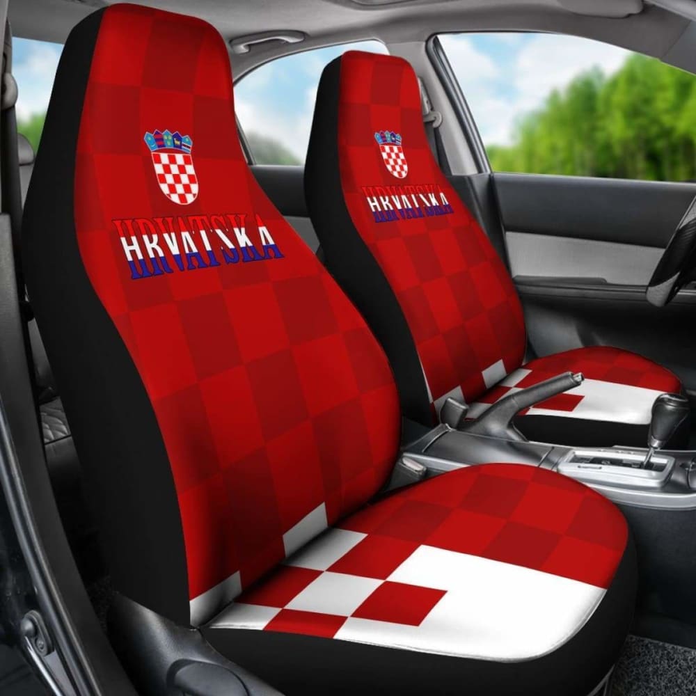 Croatia Coat Of Arms Car Seat Covers Special Version Amazing 105905 - YourCarButBetter