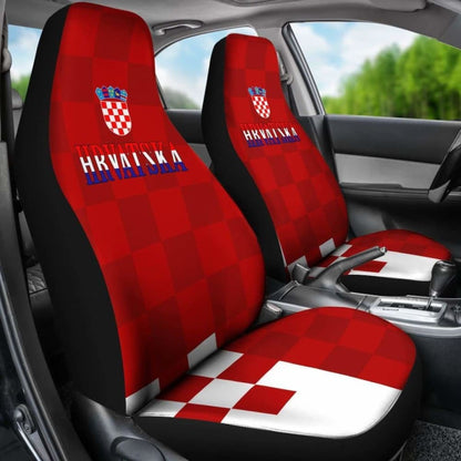 Croatia Coat Of Arms Car Seat Covers Special Version Amazing 105905 - YourCarButBetter