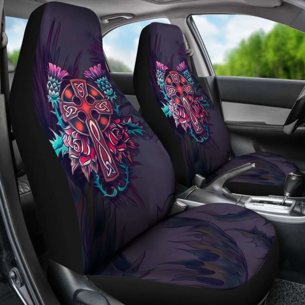 Cross & Thistle Celtic Car Seat Cover 160905