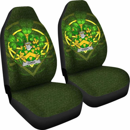 Curdy Or Mccurdy Ireland Car Seat Cover Celtic Shamrock (Set Of Two) 154230 - YourCarButBetter