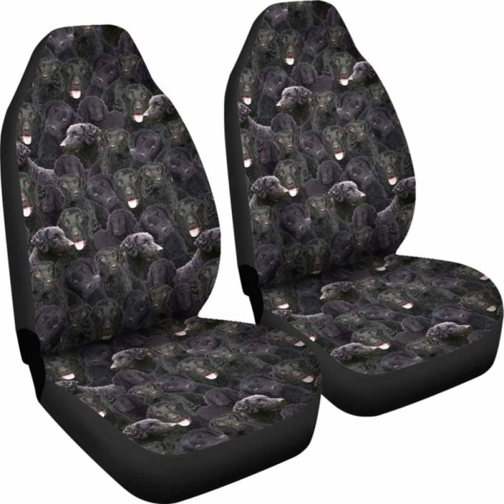 Curly Coated Retriever Full Face Car Seat Covers 115106