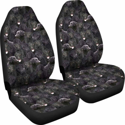Curly Coated Retriever Full Face Car Seat Covers 115106