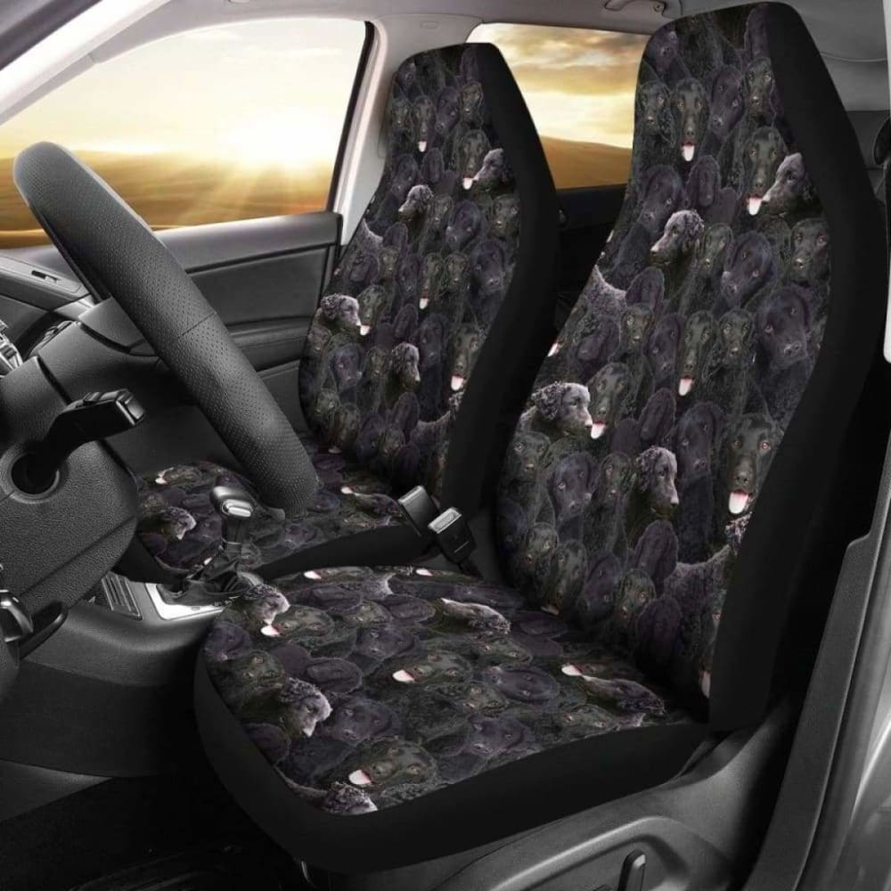 Curly Coated Retriever Full Face Car Seat Covers 115106
